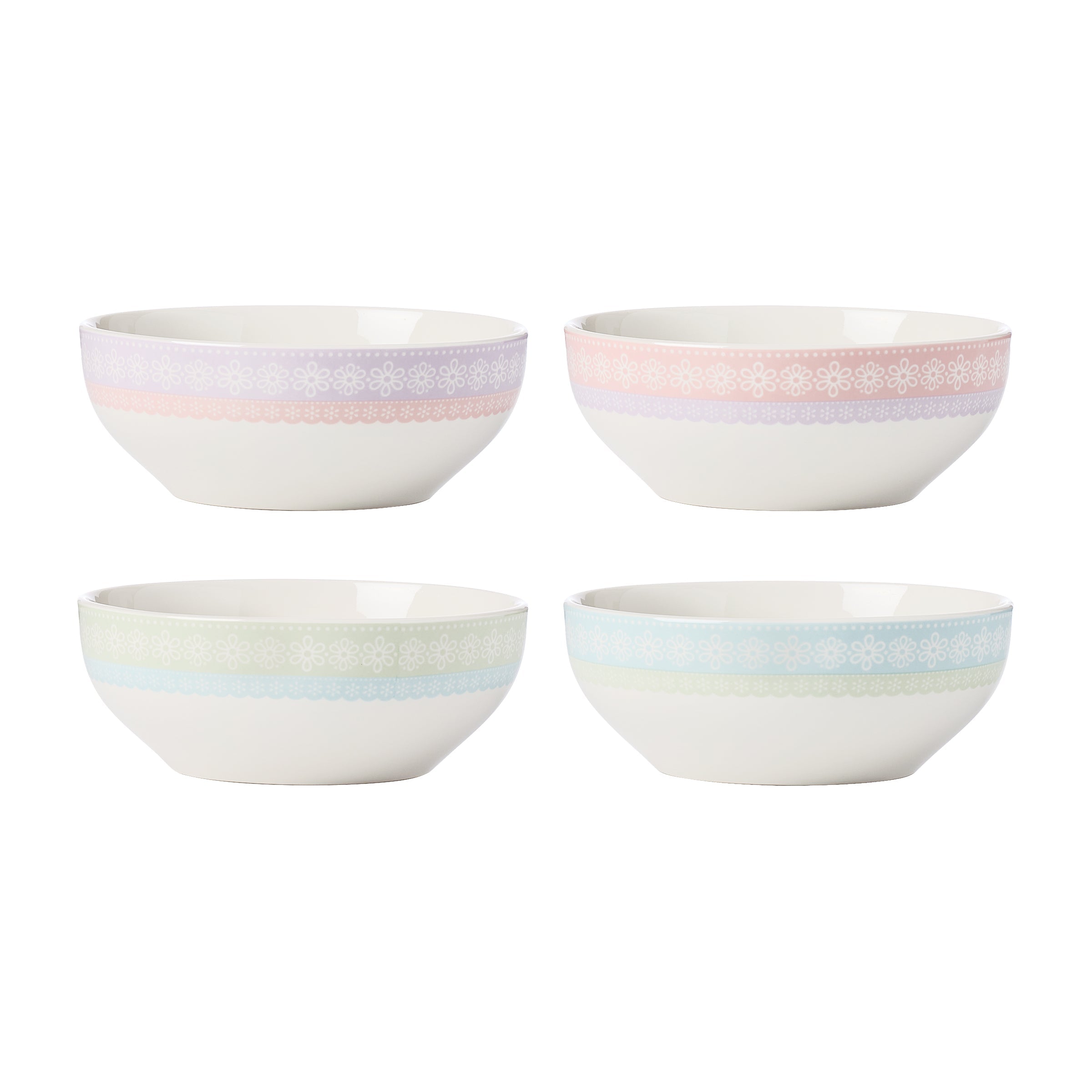 Thekbunny Bunny Hop All-Purpose Bowls - Set of 4