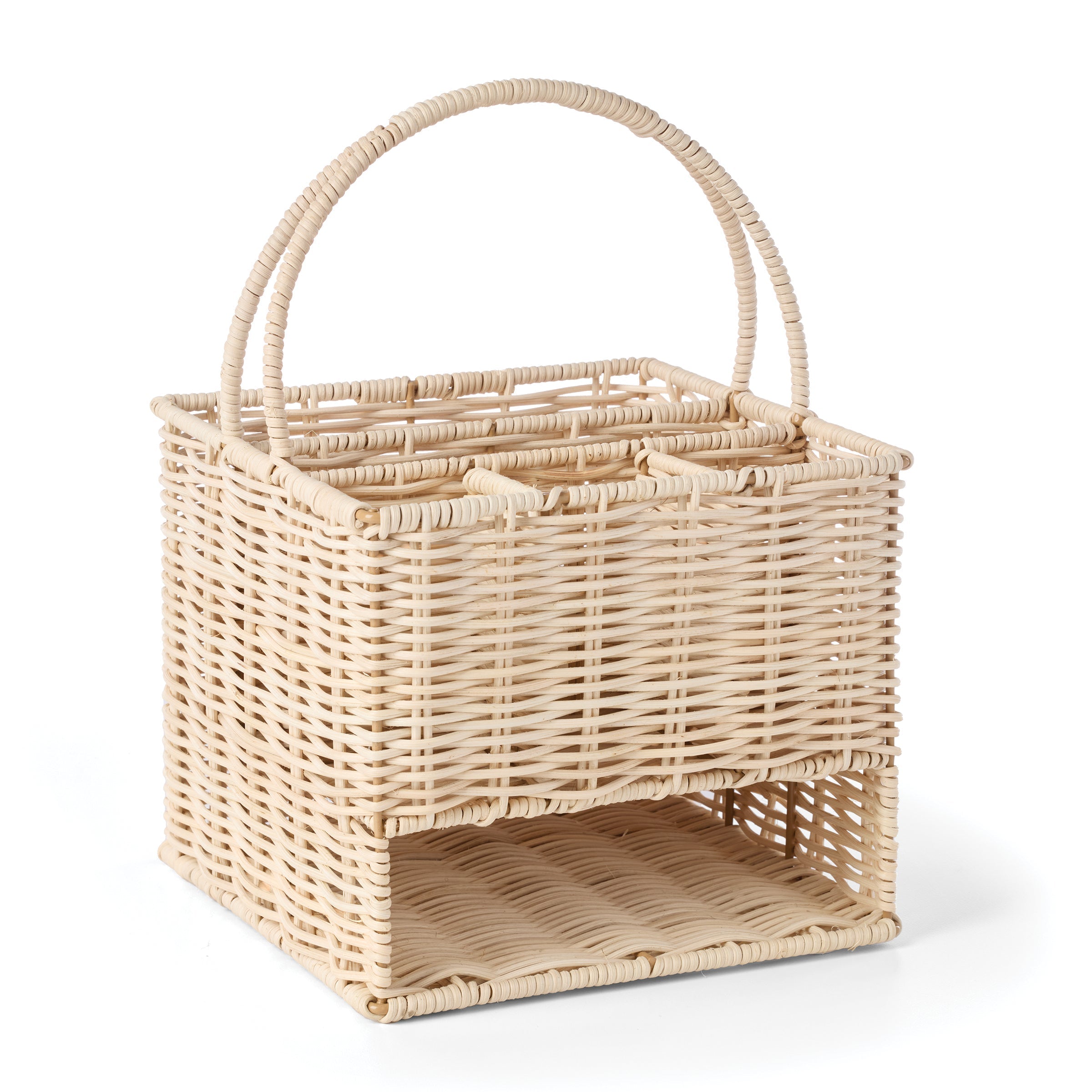 Thekbunny 24 Seven Real Rattan Caddy