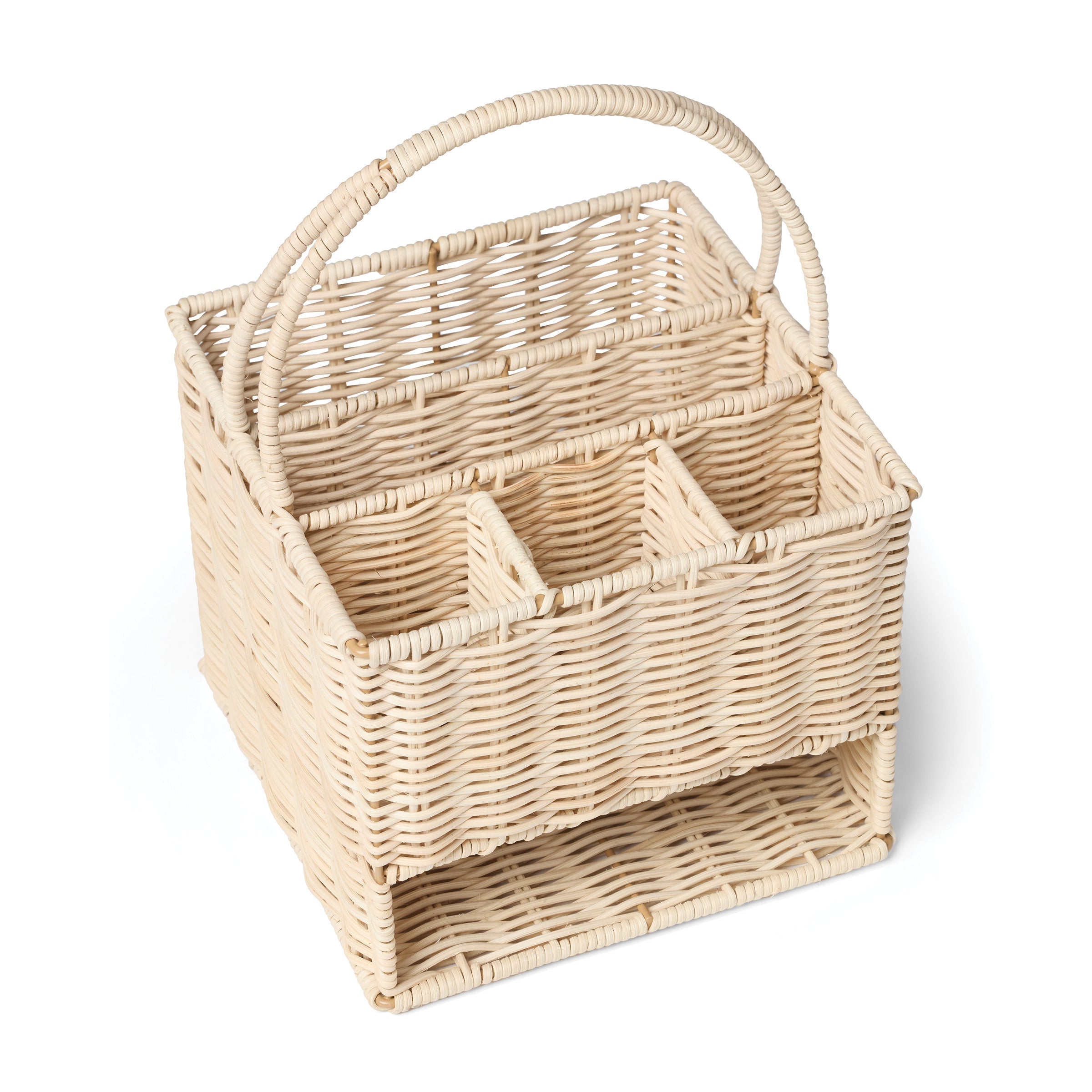 Thekbunny 24 Seven Real Rattan Caddy