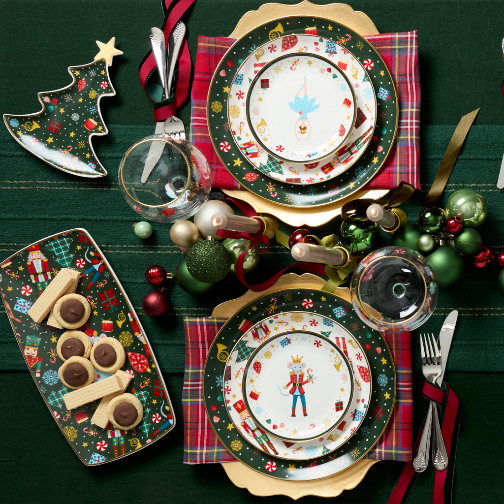 Nutcracker Ballet Dinner Plates - Set of 4