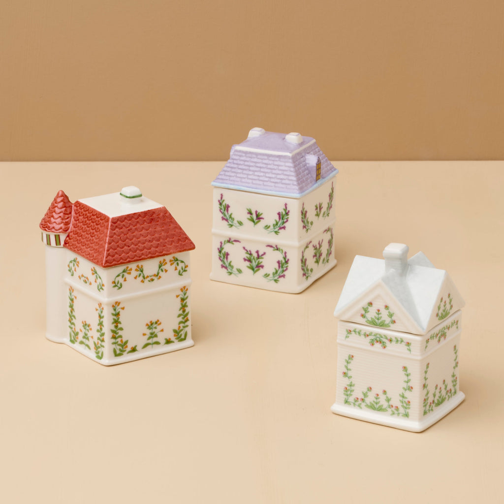 Thekbunny Spice Village 3-Piece West Coast Spice Jars Set