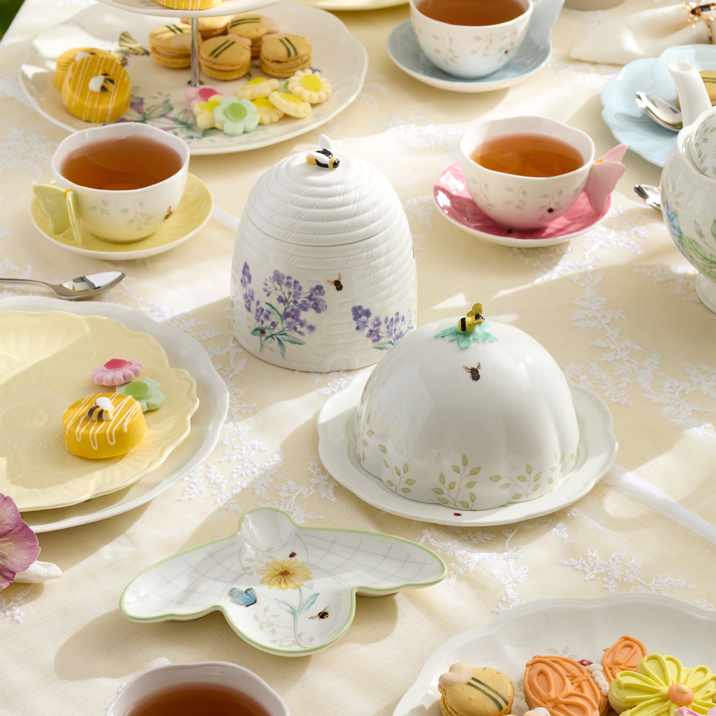 Thekbunny Butterfly Meadow Bee Spoon Rest