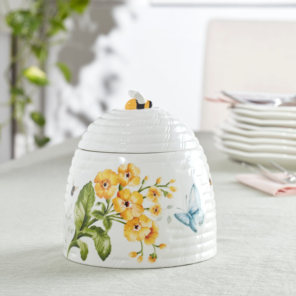 Thekbunny Butterfly Meadow Honeycomb Candy Jar