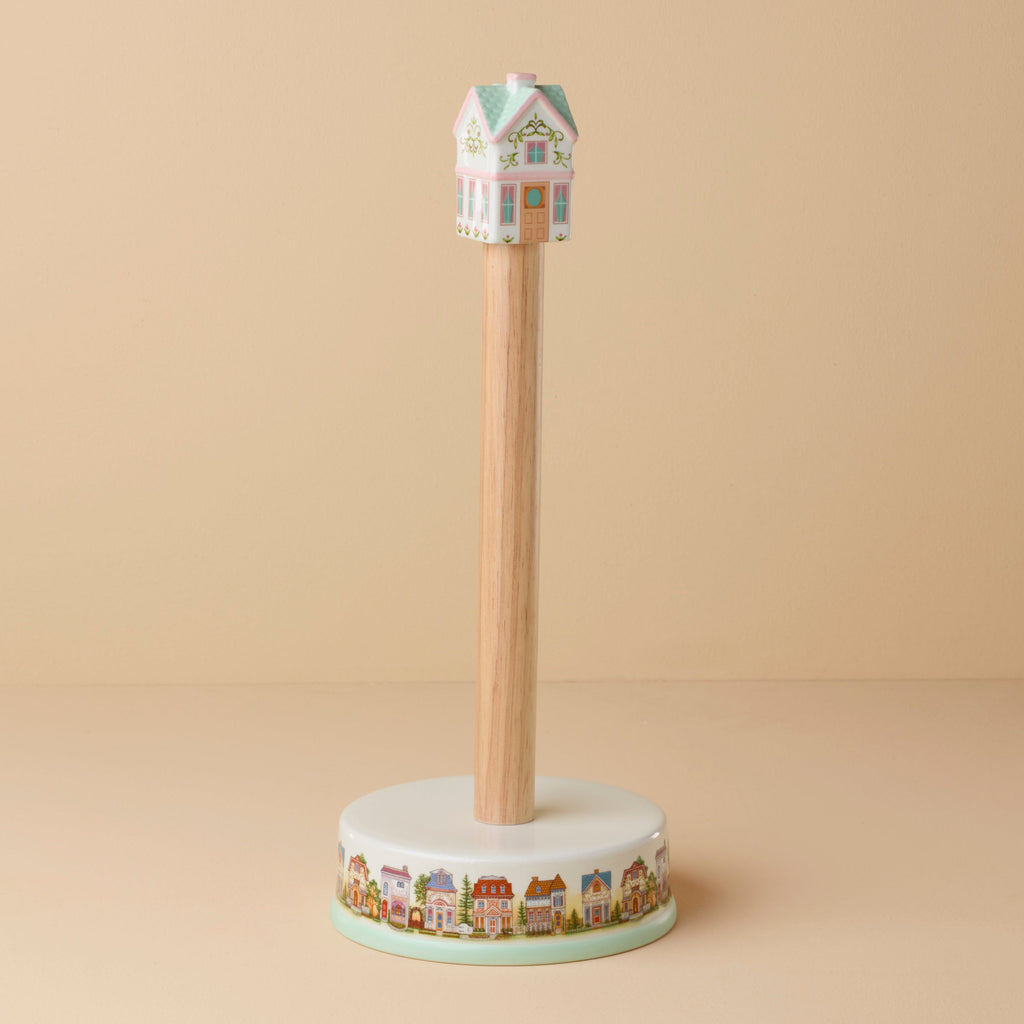 Thekbunny Spice Village Paper Towel Holder