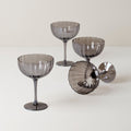 Thekbunny Curva Luxe Coupe Glasses - Set Of 4