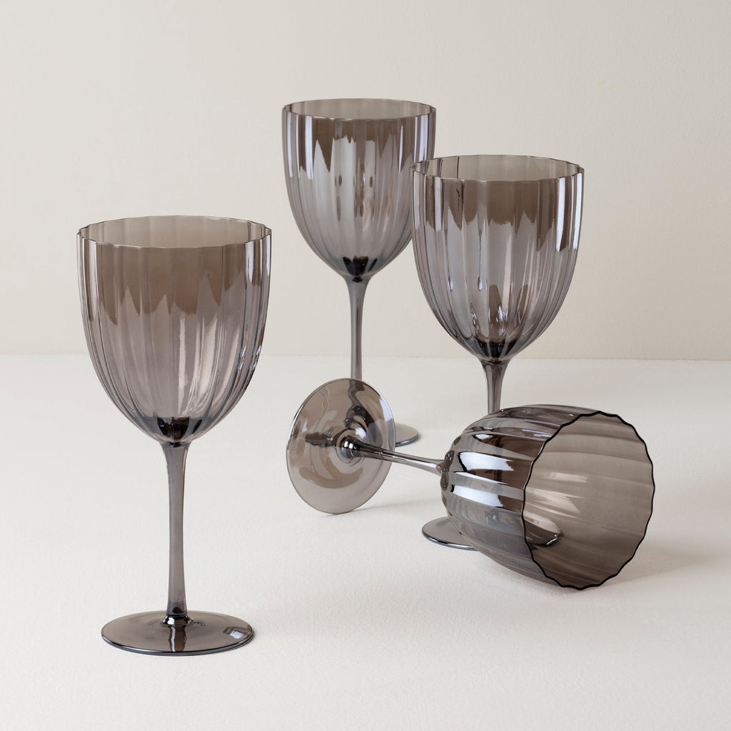 Thekbunny Curva Luxe All-Purpose Wine Glasses - Set Of 4