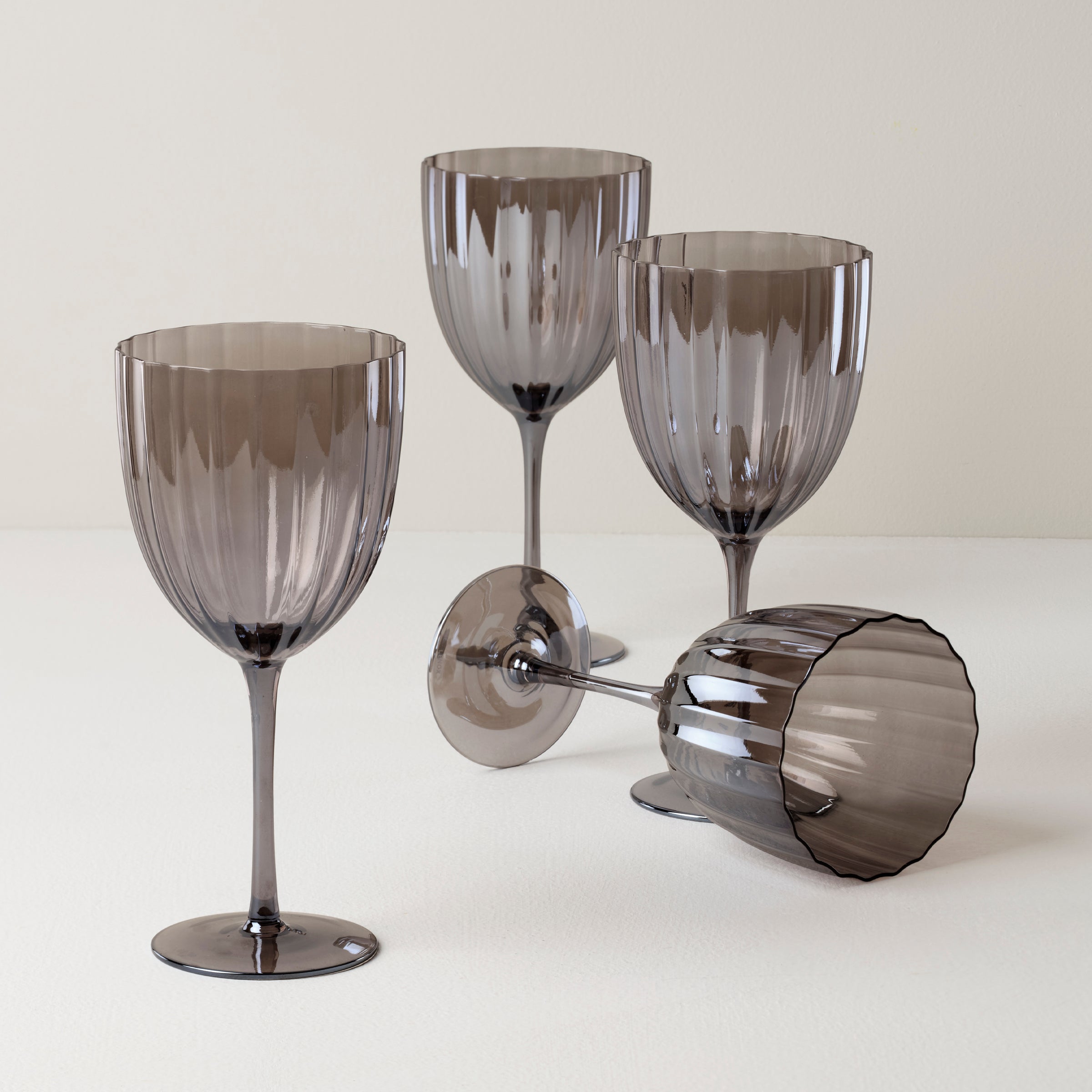 Thekbunny Curva Luxe All-Purpose Wine Glasses - Set Of 4