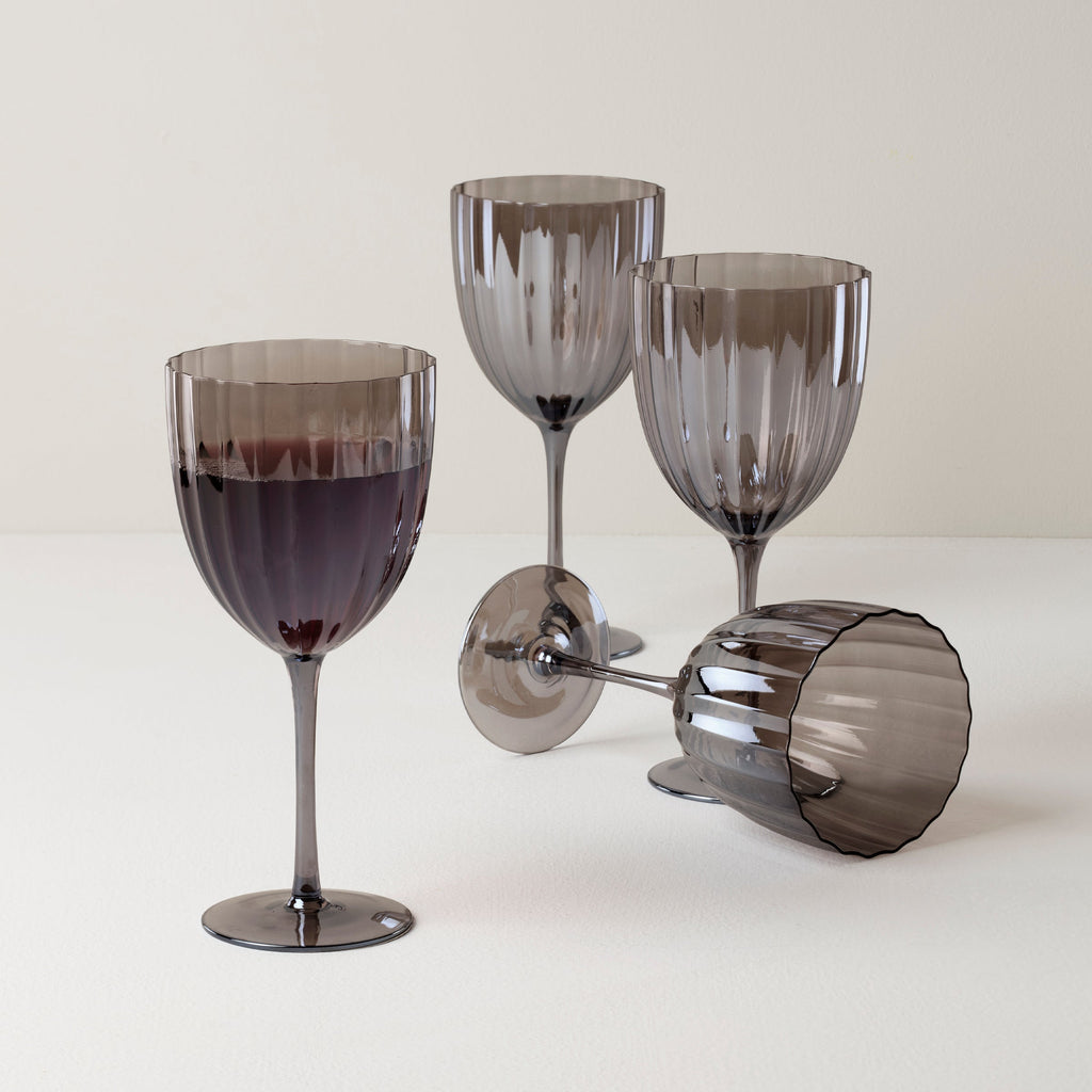 Thekbunny Curva Luxe All-Purpose Wine Glasses - Set Of 4