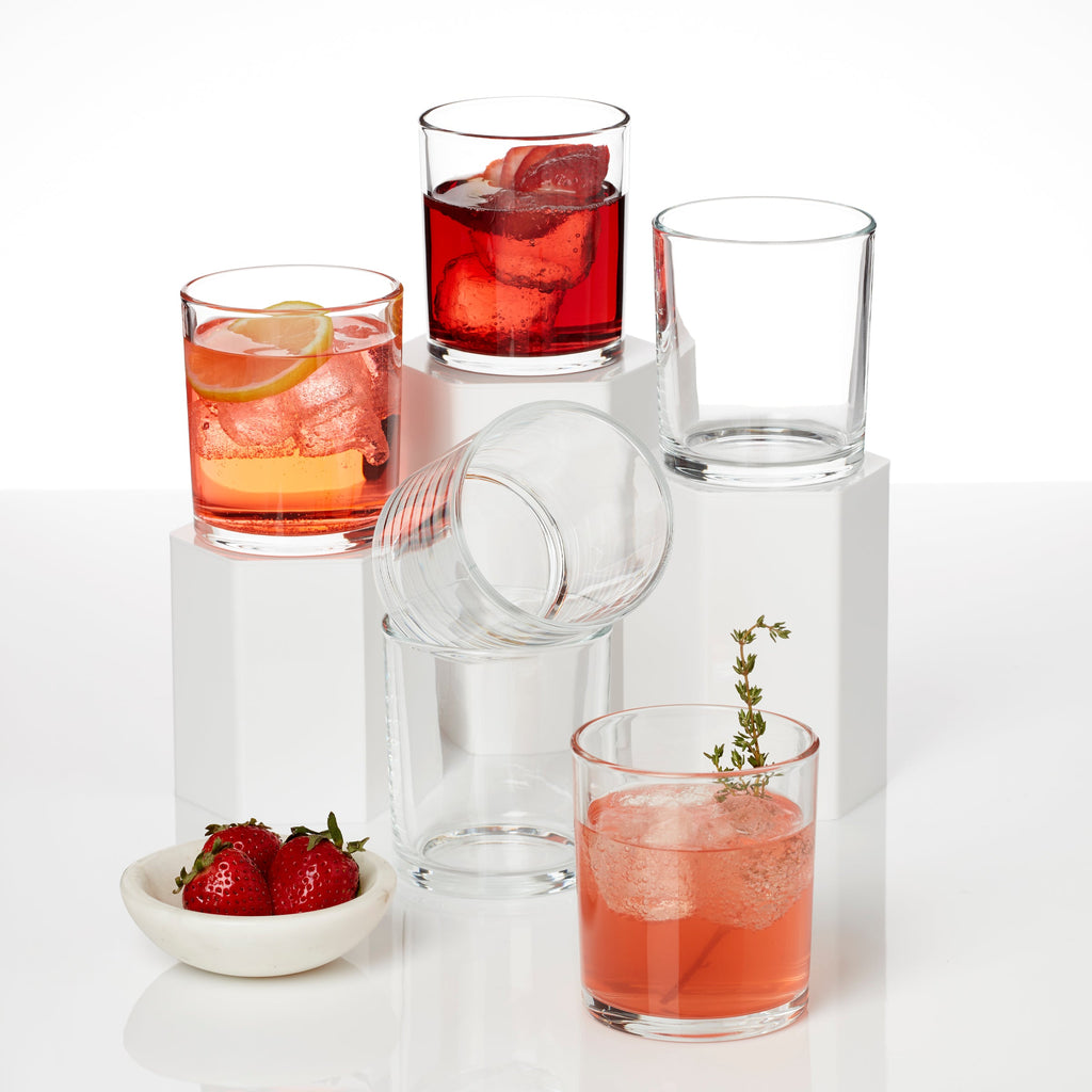 Thekbunny 24 Seven Clear Medium Tumbler - Set Of 6