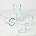 Thekbunny 24 Seven Turquoise Medium Tumbler - Set Of 6