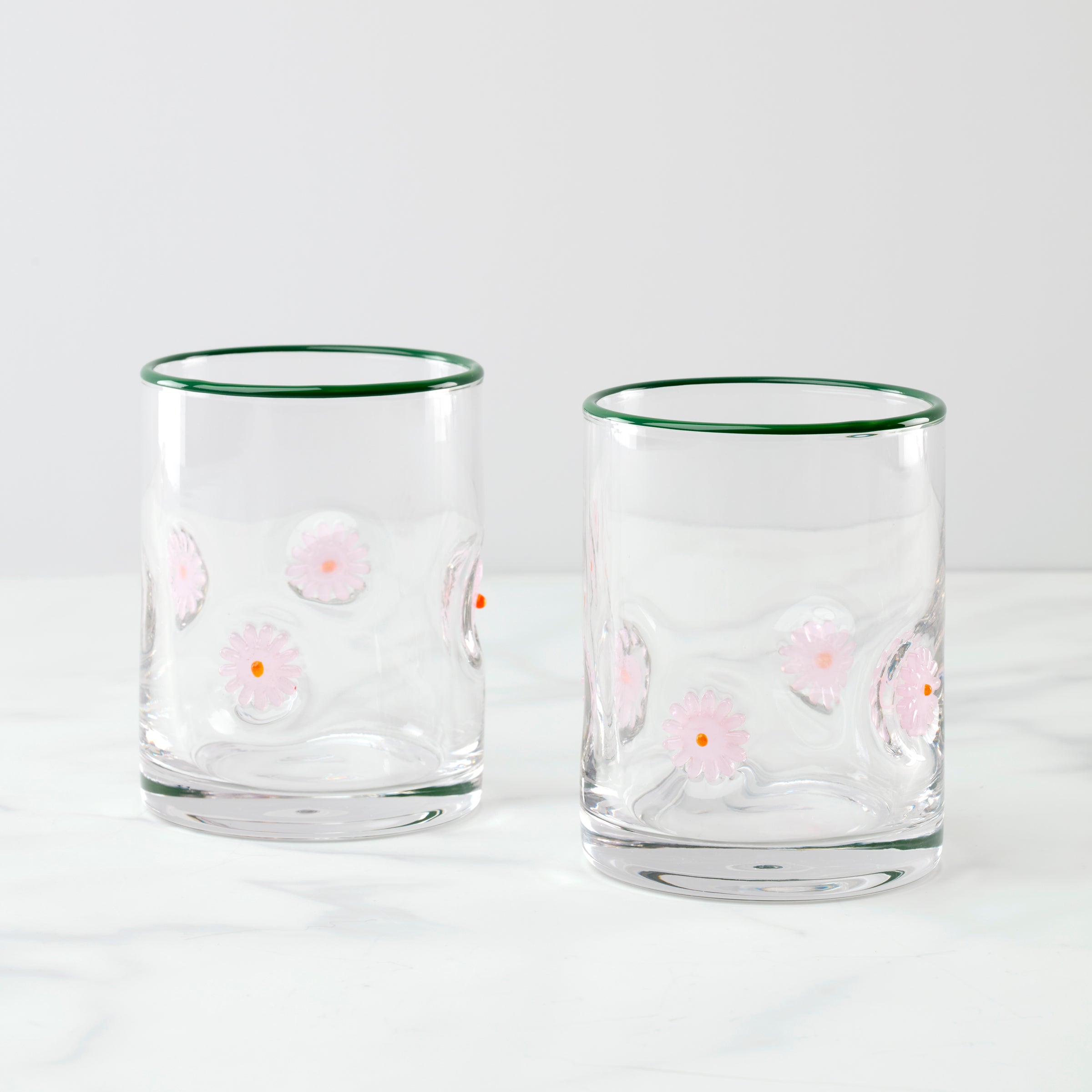 Thekbunny 24 Seven Flower Tumbler - Set of 2