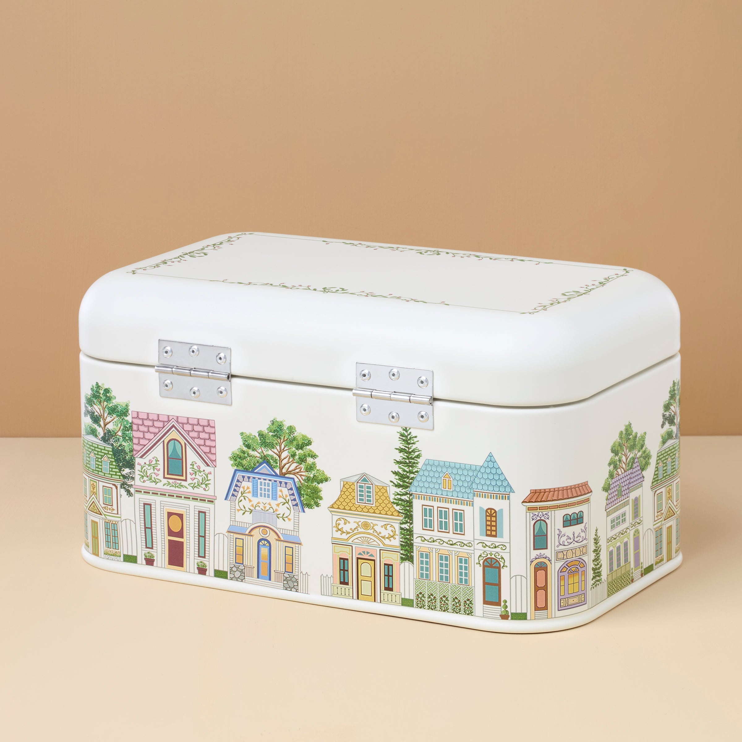Thekbunny Spice Village Bread Box