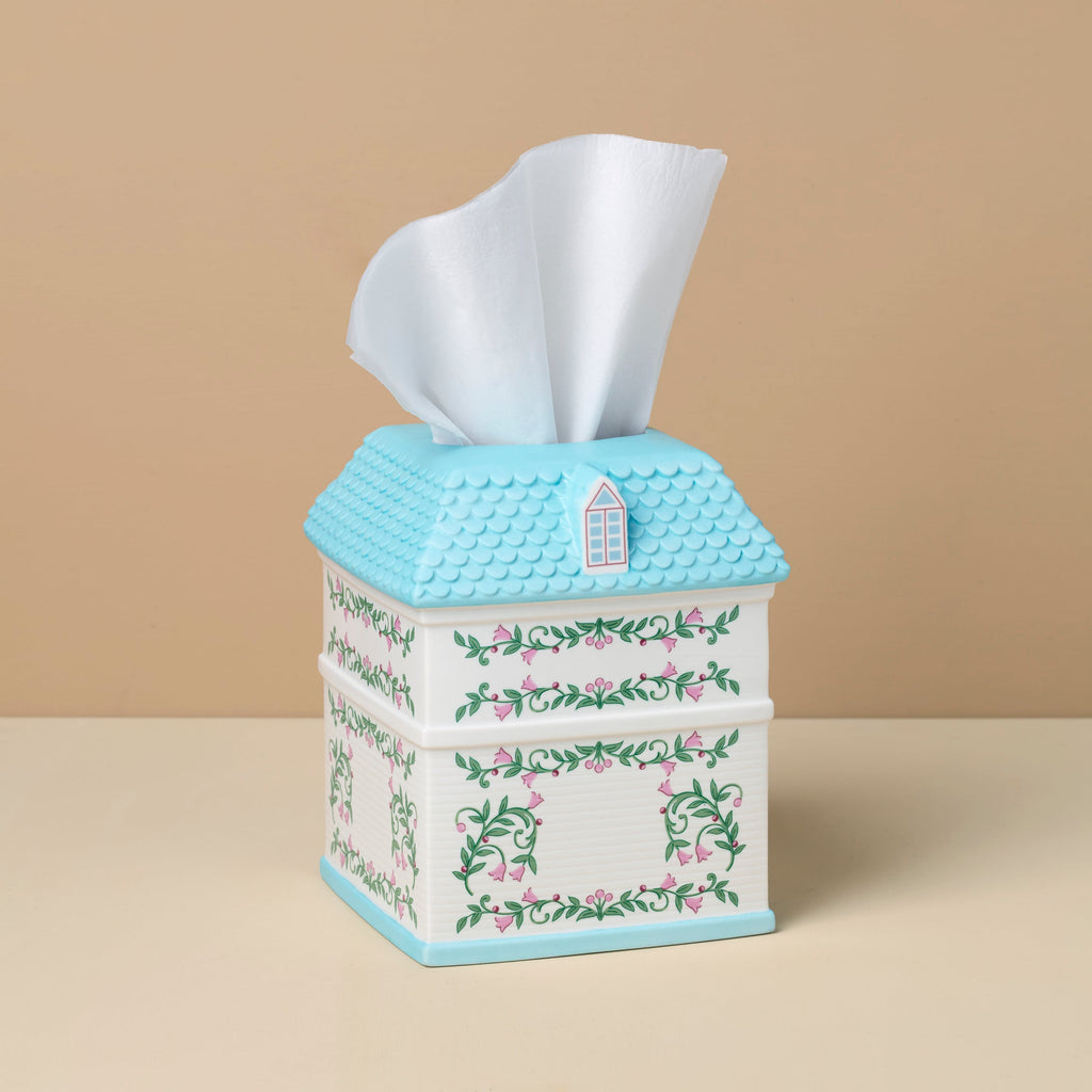 Thekbunny Spice Village Tissue Box Holder