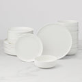 Thekbunny 24 Seven White 24-Piece Dinnerware Set