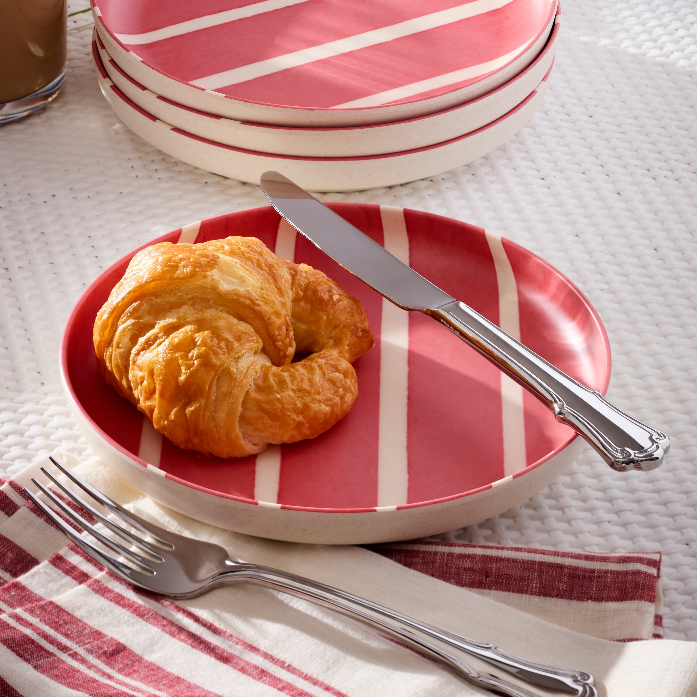 Thekbunny 24 Seven Melamine Nautical 18-Piece Dinnerware Set