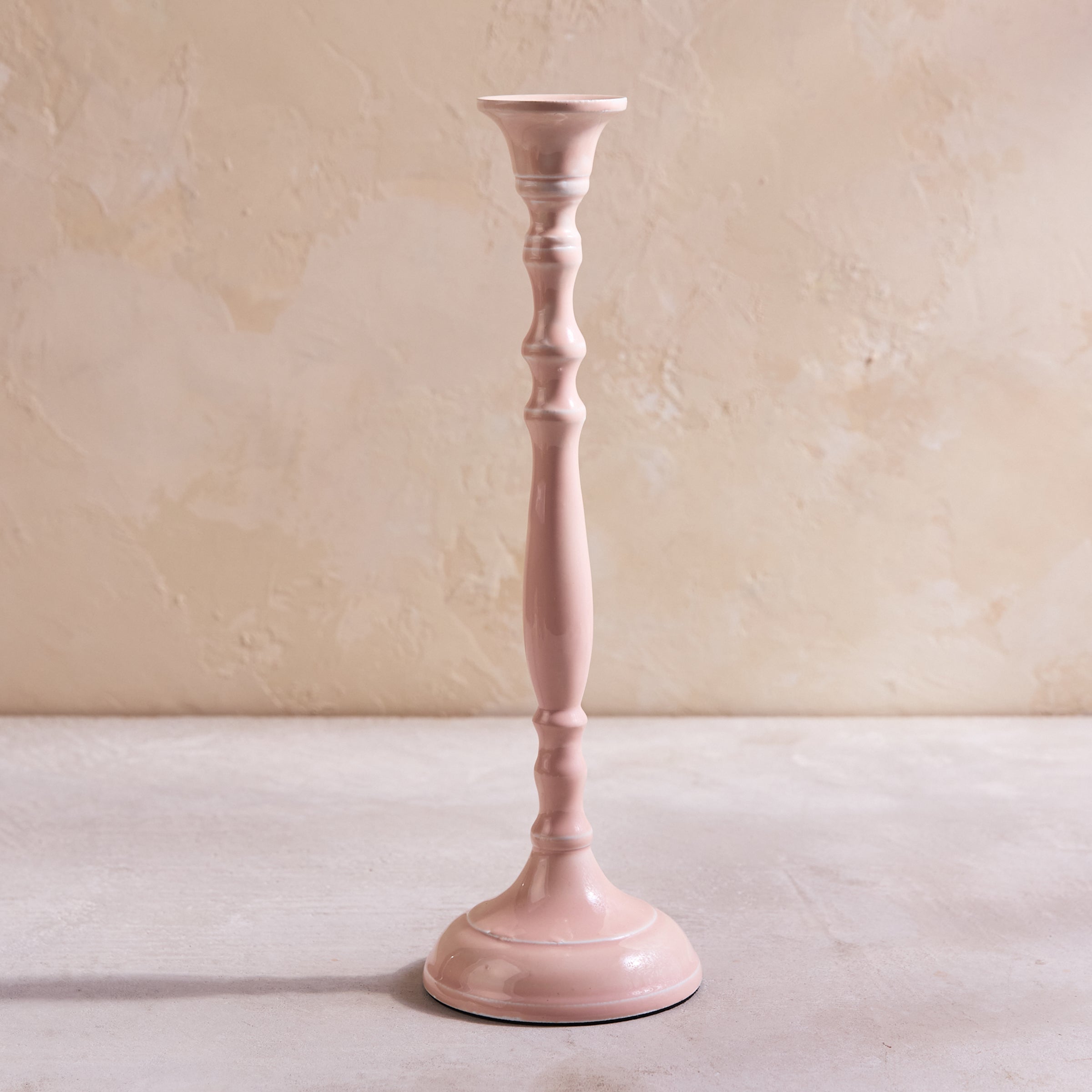 Thekbunny Nera Light Rose Candle Holder, Large
