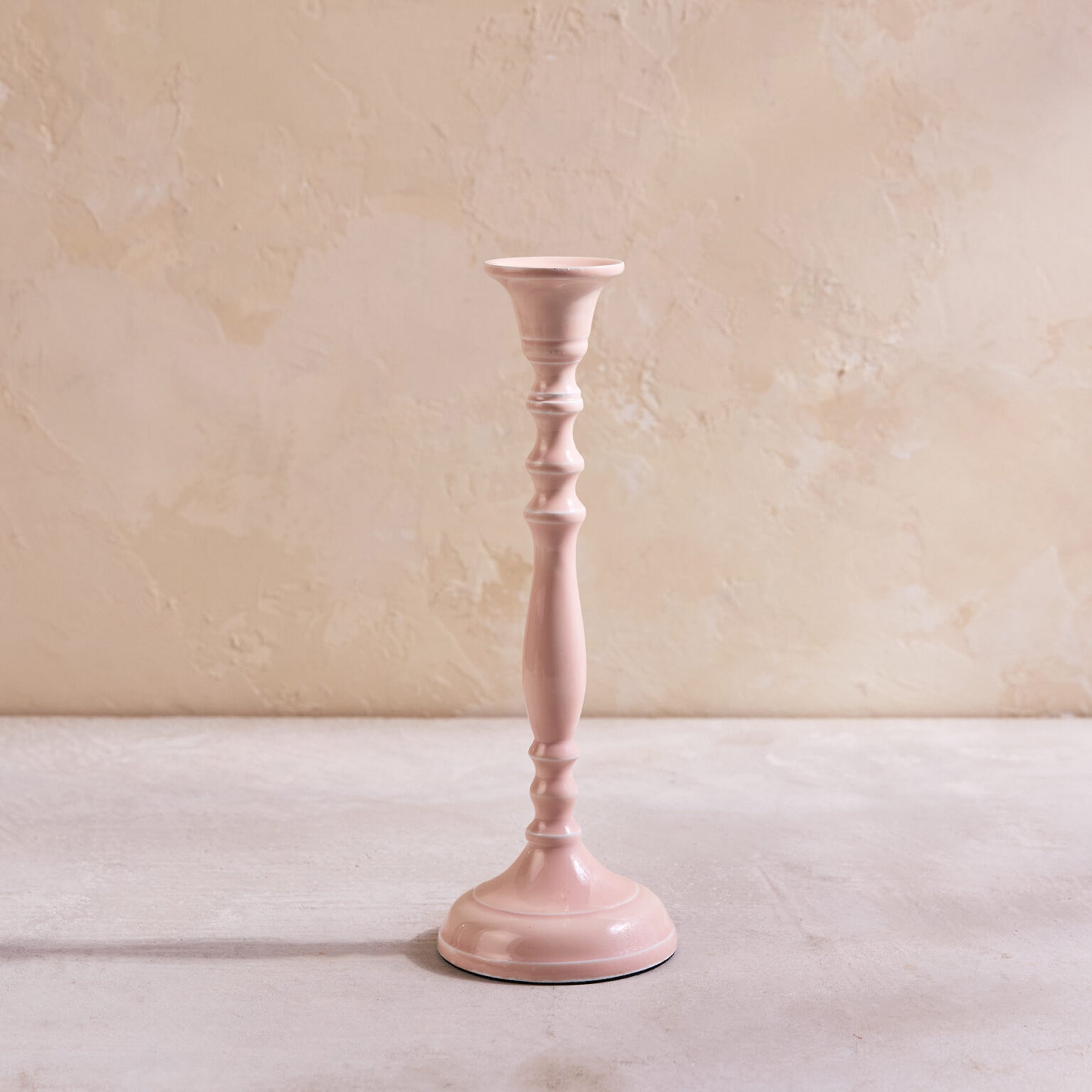 Thekbunny Nera Light Rose Candle Holder, Medium