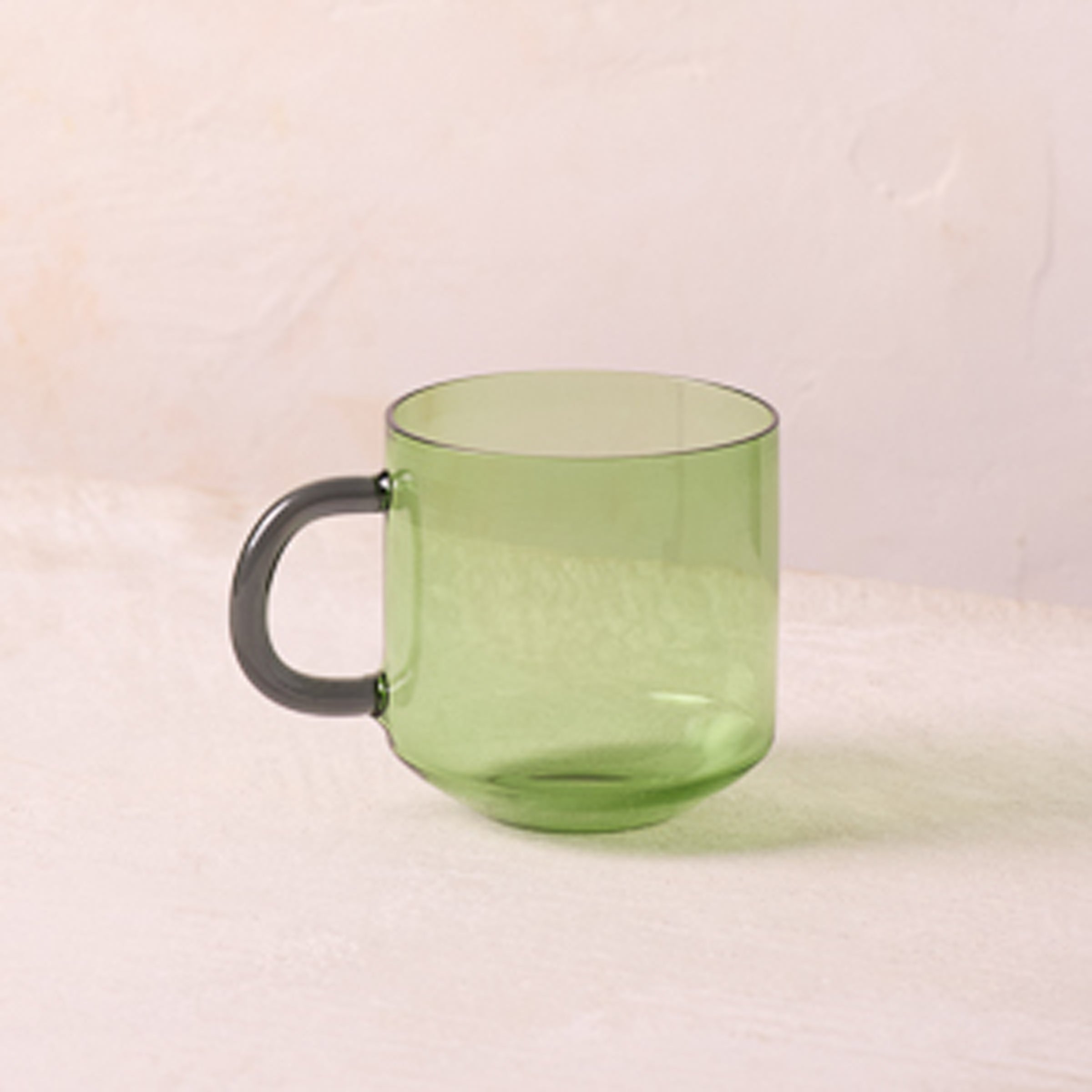 Thekbunny Niko Glass Mug, Green