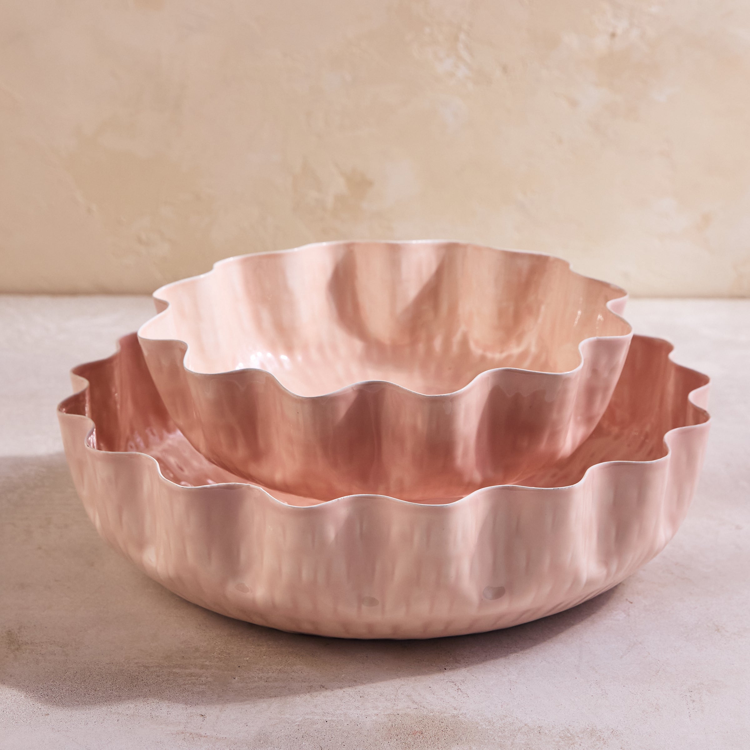 Thekbunny Nera Light Rose Bowls, Set of 2