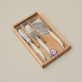 Thekbunny 3-Piece Mini Cheese Utensil Set, Ivory
