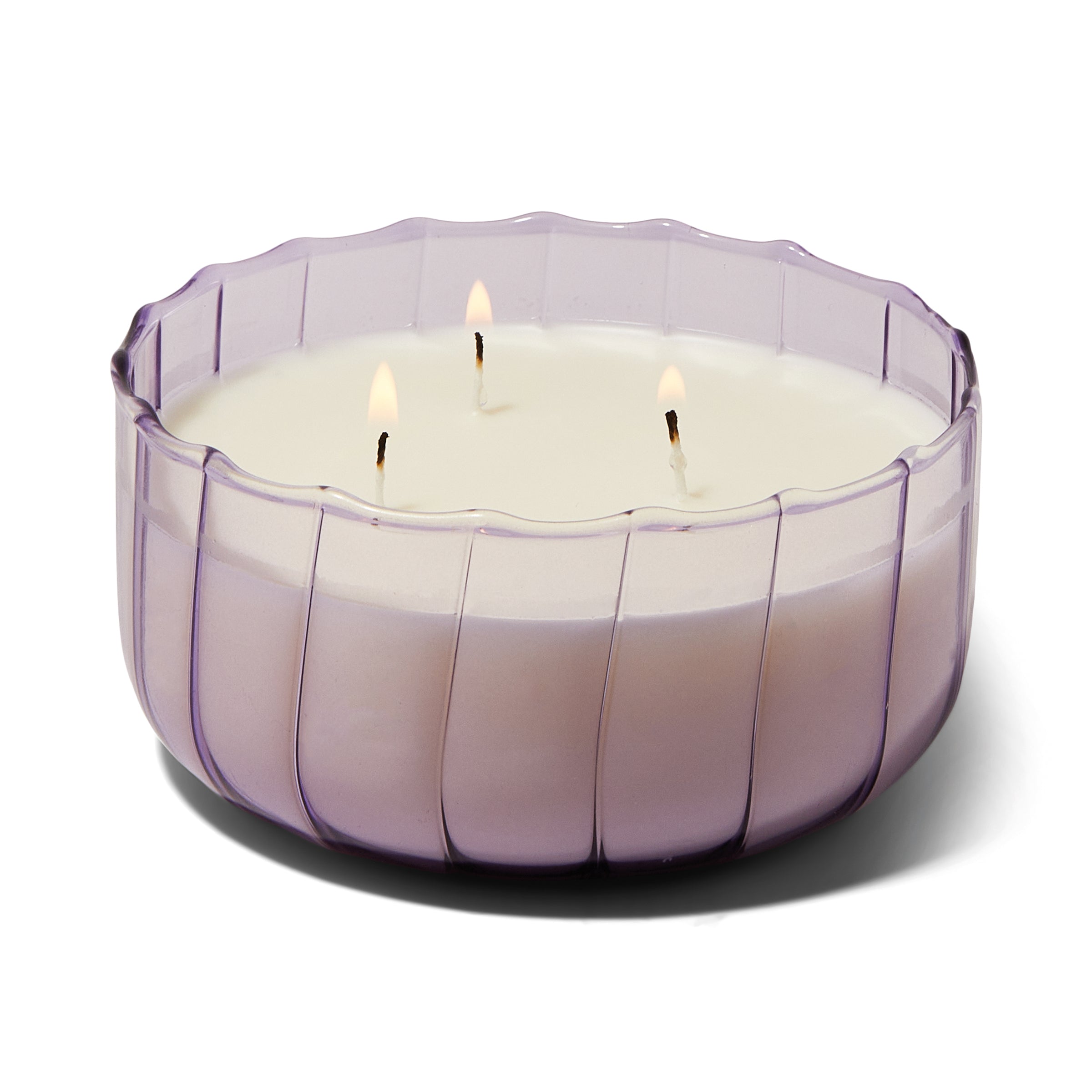 Thekbunny Ripple 12-oz Soy Wax Candle, Salted Iris